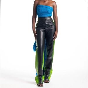 Hanifa - Zayn Faux Leather Pants